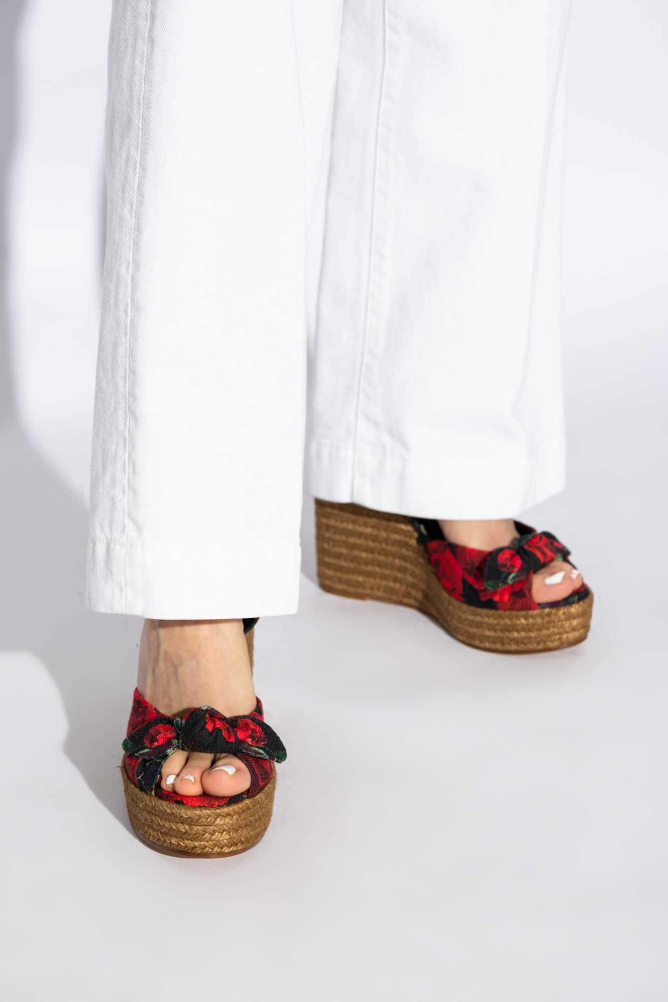 シューズ・サンダルその他 DOLCE & GABBANA Woman Heeled sandals Red CZ0320A6514 HN5KQ Dolce & Gabbana Wedge sandals | Women's Shoes | Vitkac
